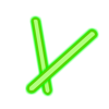 Green Glow Sticks