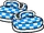Blue Checkered Shoes