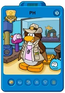 Puffle Handler's Player Card during the Puffle Party 2023