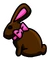 Chocolate Bunny Pin