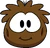 Brown Puffle Costume