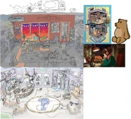 Concept art of both the Tour HQ and The Lookout