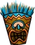 Blue Tiki Mask