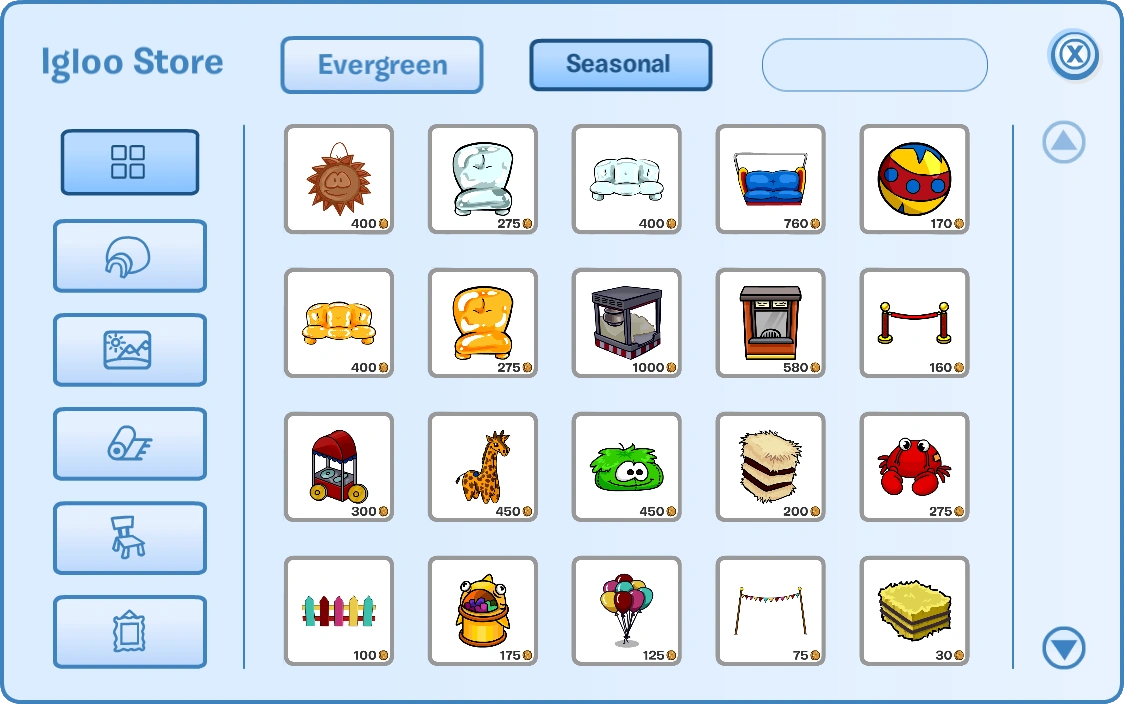 Igloo Store September 2024 Club Penguin Journey Wiki Fandom