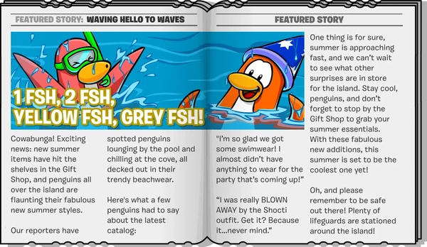 Club Penguin Times Issue 34 Page 2