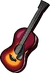 Acoustic Sunburst Guitar