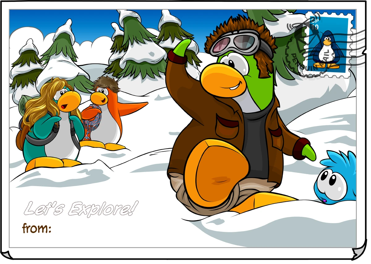 Let's Explore! Postcard Club Penguin Journey Wiki Fandom