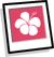Pink Hawaiian Background Icon