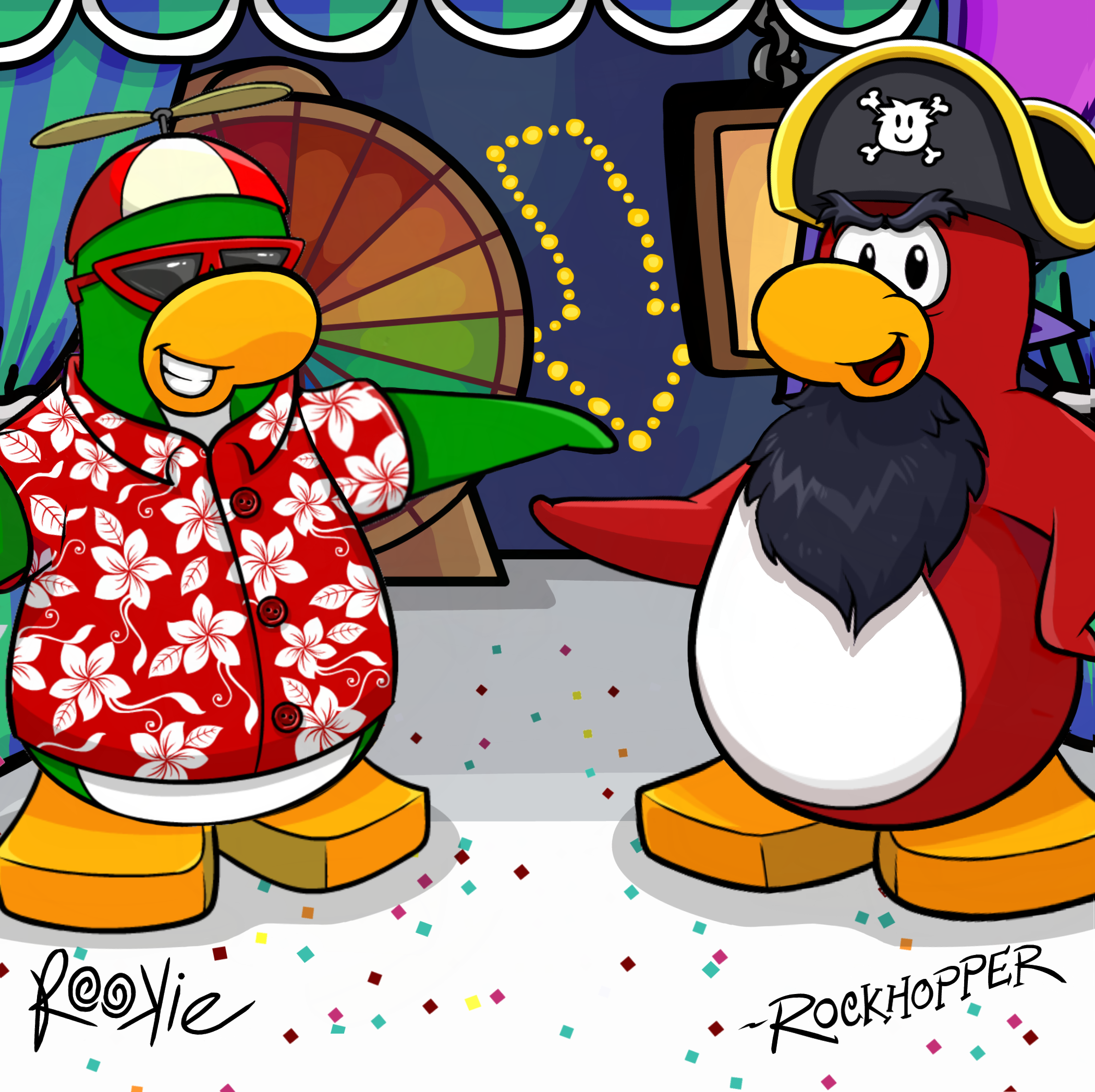 club penguin rookie background