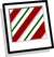 Candy Cane Background Icon