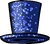 Dazzling Blue Top Hat