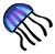 Jellyfish Pin