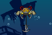 A player bringing a Migrator part to the net.