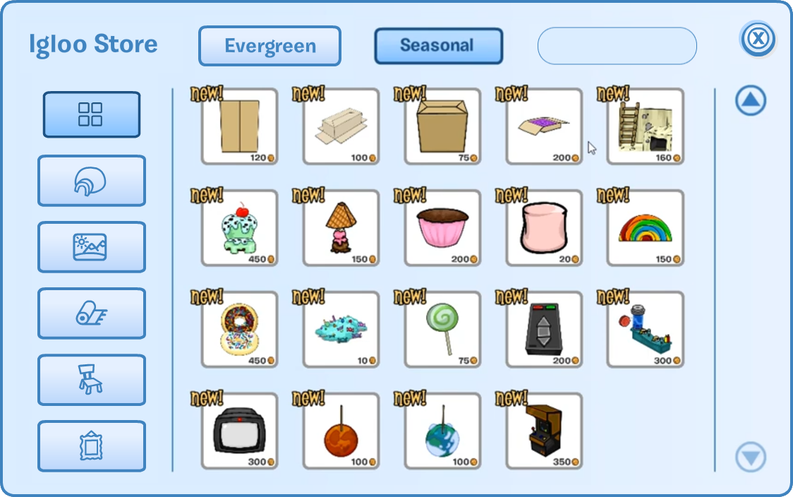 Igloo Store April 2024 Club Penguin Journey Wiki Fandom