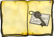 With the Rockhopper's Key Pin In The Journal of Captain Rockhopper