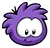 Purple Puffle Pin