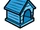 Blue Puffle House Pin