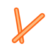 Orange Glow Sticks