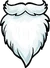 White Fuzzy Beard