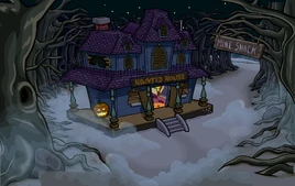 Halloween Party 2024 Haunted House Entrance