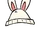 Cream Bunny Beanie