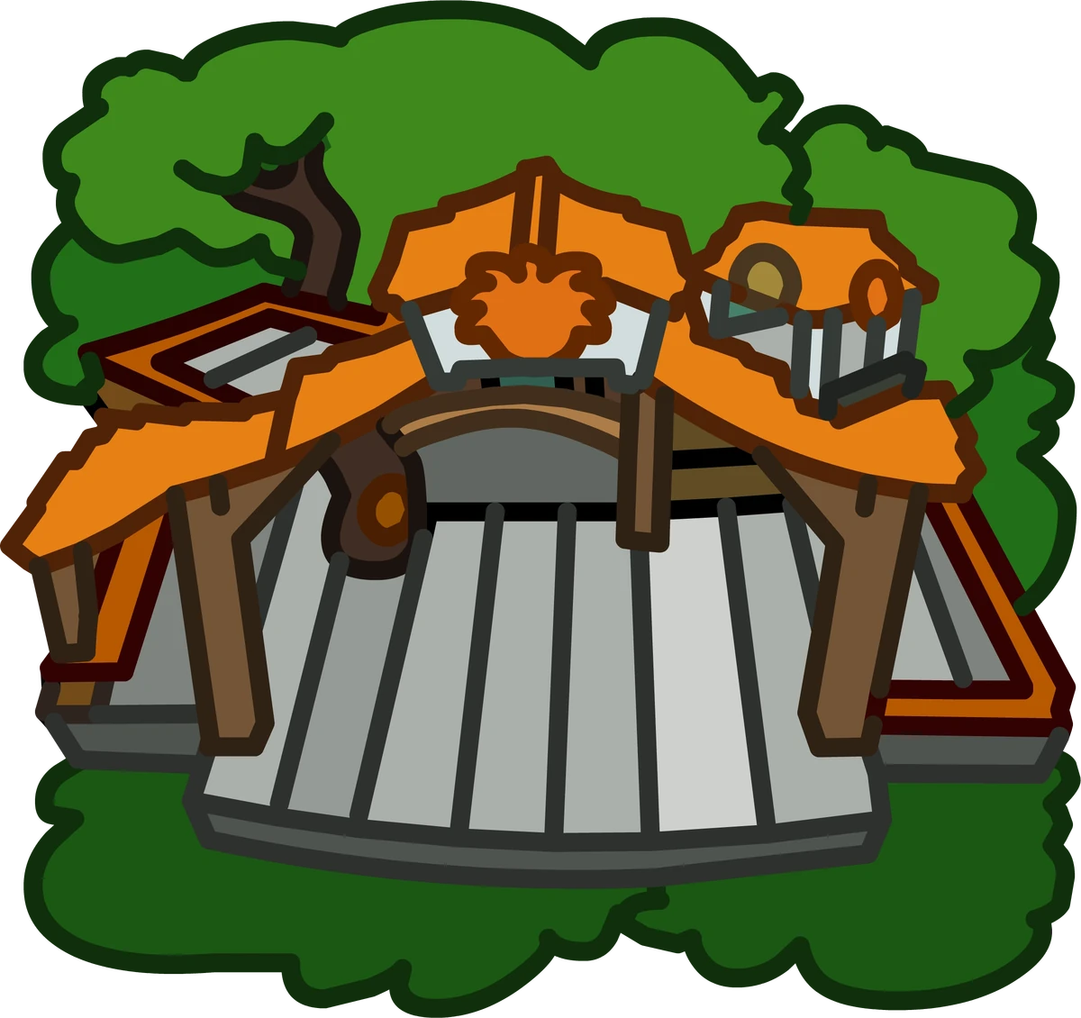 Orange Puffle Tree House | Club Penguin Journey Wiki | Fandom