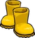 Yellow Rubber Boots