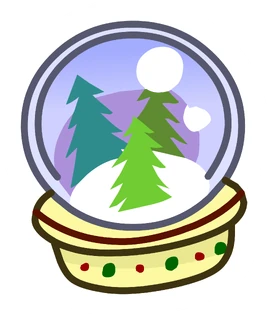 Snow Globe Pin