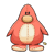 Peach Penguin Stuffie