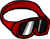 Red Ski Goggles