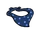 Blue Polka-Dot Bandanna