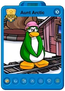 Aunt Arctic's Player Card during Earth Day Party 2023 and Earth Day Mini-Event 2024
