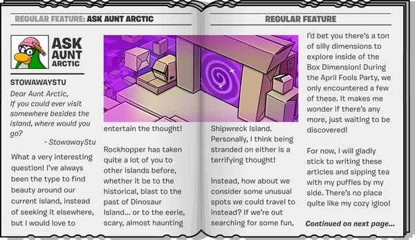 Club Penguin Times Issue 34 Page 6