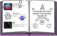 A tuft of Herbert's fur in the Yearbook 2023-2024
