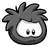 Black Puffle Pin