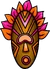 Pink Tiki Mask