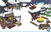Mountain Expedition Supply Camp