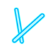 Blue Glow Sticks