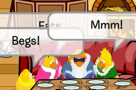 A Mumu, Broder, Pookie, and Uppie Dining