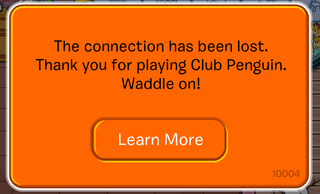 The "lost connection" message for March 29, 2017.