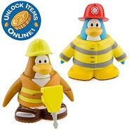 Firefighter and Construction Worker