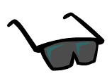 Black Sunglasses (50 Wiki Buck$)