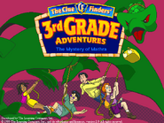 Mathra on the title screen of ClueFinders 3rd Grade Adventures