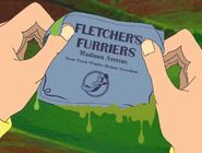 A Fletcher's Furriers business card.