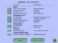 Choose an activity to practice