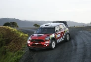 Dani Sordo's John Cooper Works WRC in 2012 Rally New Zealand.