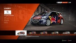 DiRT 4 Peugeot 208 WRX