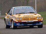 Russell Brookes' Opel Manta 400 driven at Race Retro 2008.