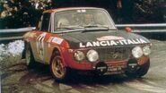 Lancia Fulvia Coupé Rallye 1.6 HF driven by Munari - Mannucci in 1972 Monte-Carlo Rally.