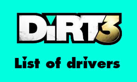 Dirt3 drivers logo